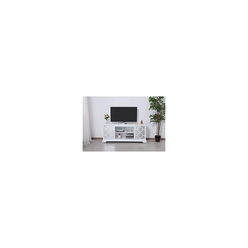 Mirrored Door TV Stand I7437