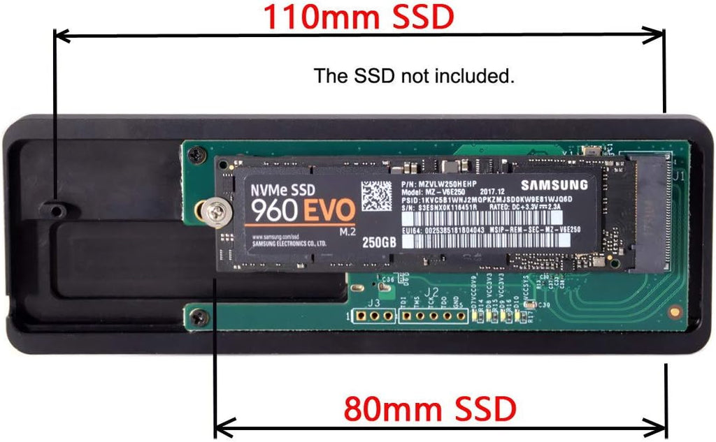 USB4 to PCI Express PCI-E to NGFF M-Key NVME AHCI SSD Convert Case Cartridge L98561