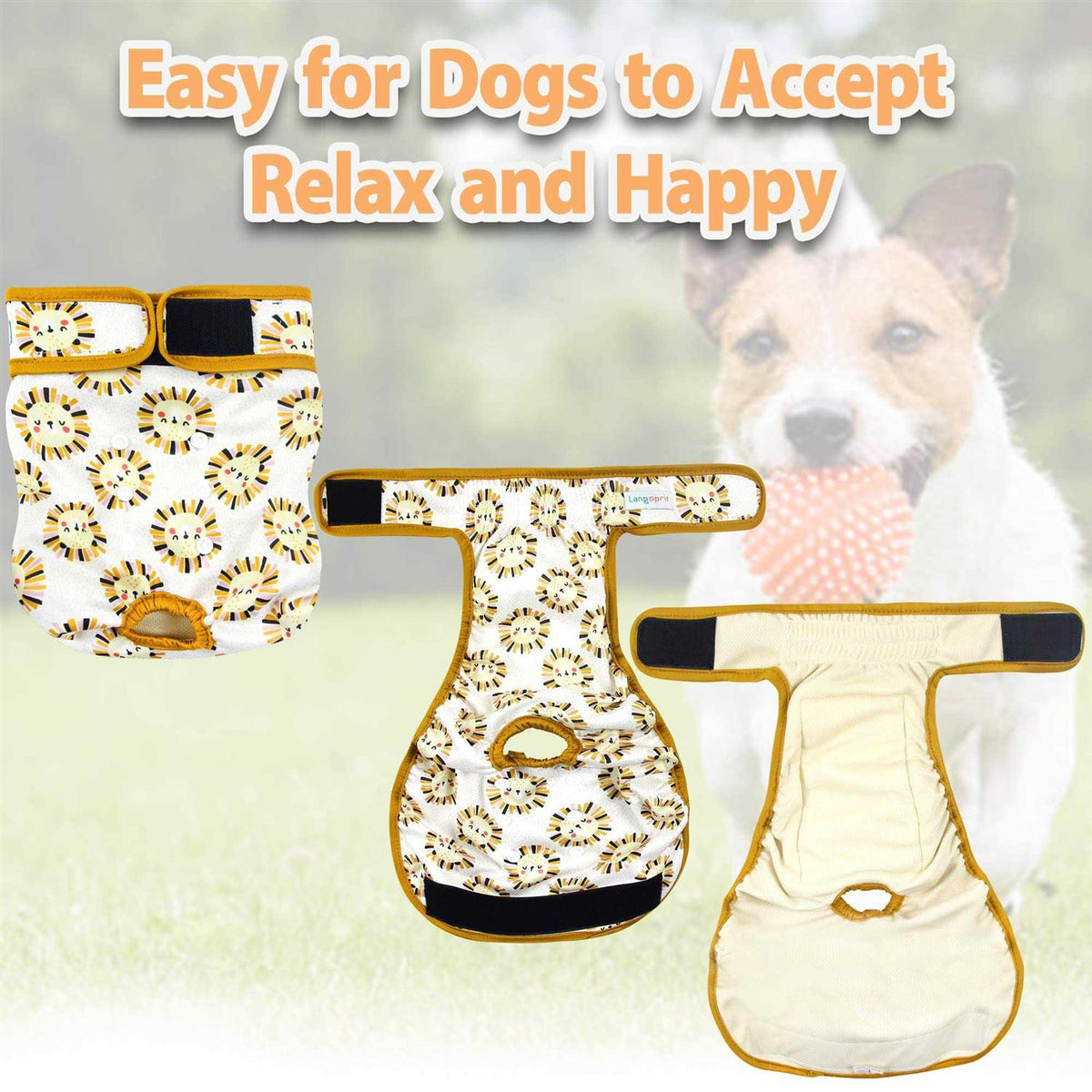 Washable No Leak Reusable Female Dog Diapers A5741