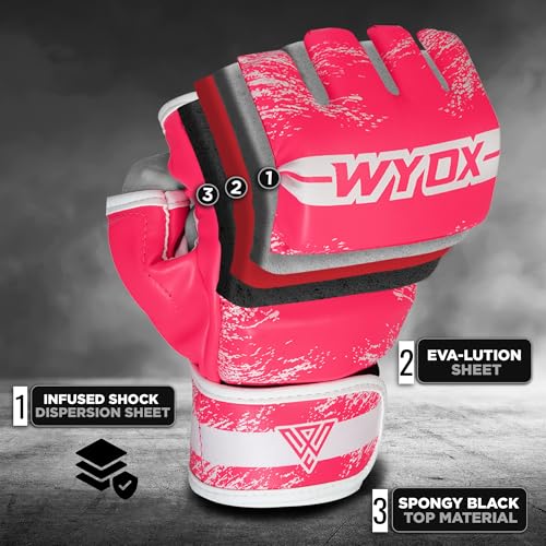 Fingerless Open Palm MMA Gloves A505948
