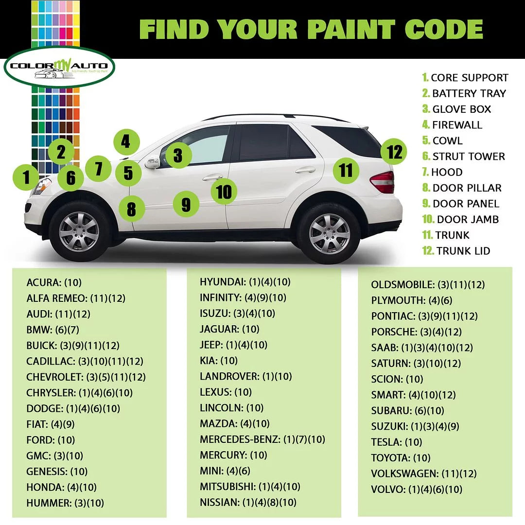 Automotive Paint 1 Oz Bottle K62370