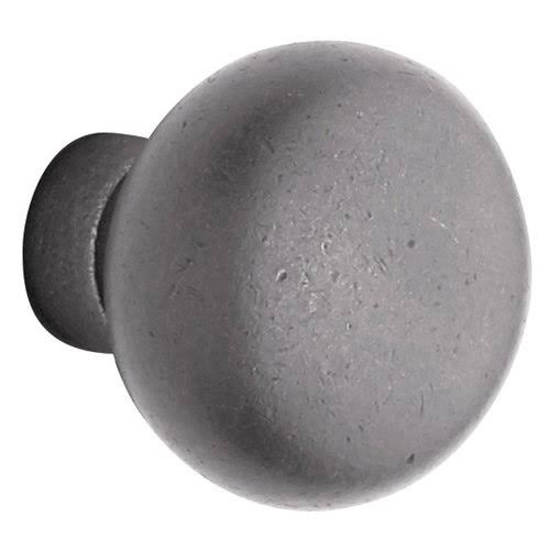 Satin Brass and Brown Pair of Knobs Q48526