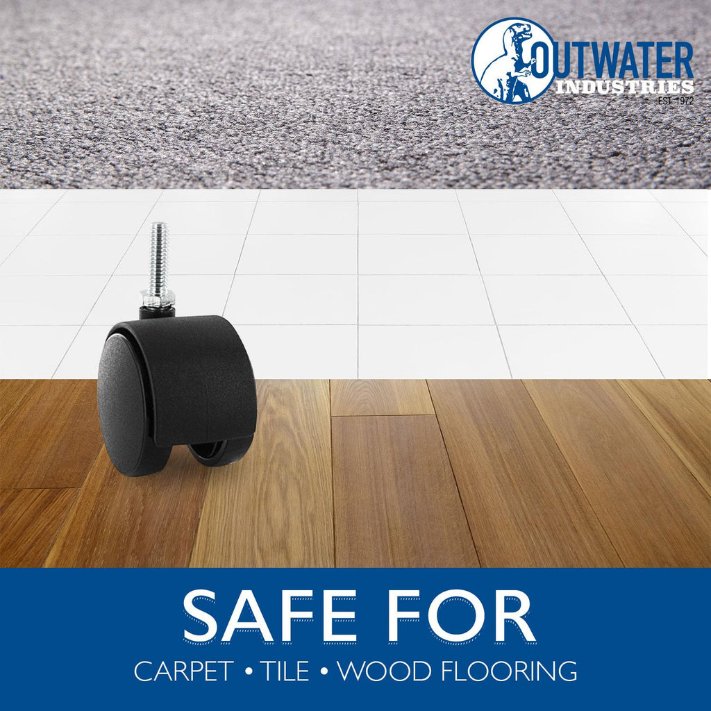 2" Swivel Hooded Twin Casters with Brakes O86264
