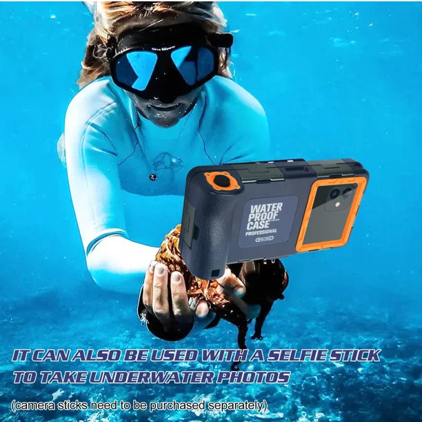 Waterproof Protective Case for Samsung Galaxy A12 and Phones Up to 6.9 Inch with Lanyard T15762