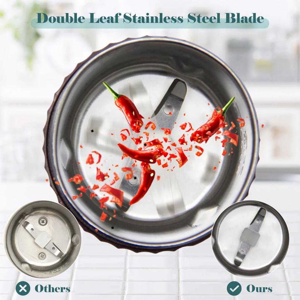 Stainless Steel Electric Coffee Bean Grinder 200W G567838