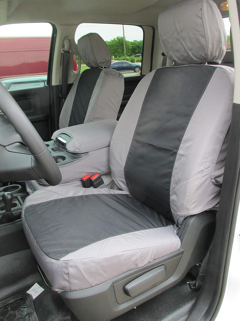 Black/Gray Custom Fit Seat Covers F573