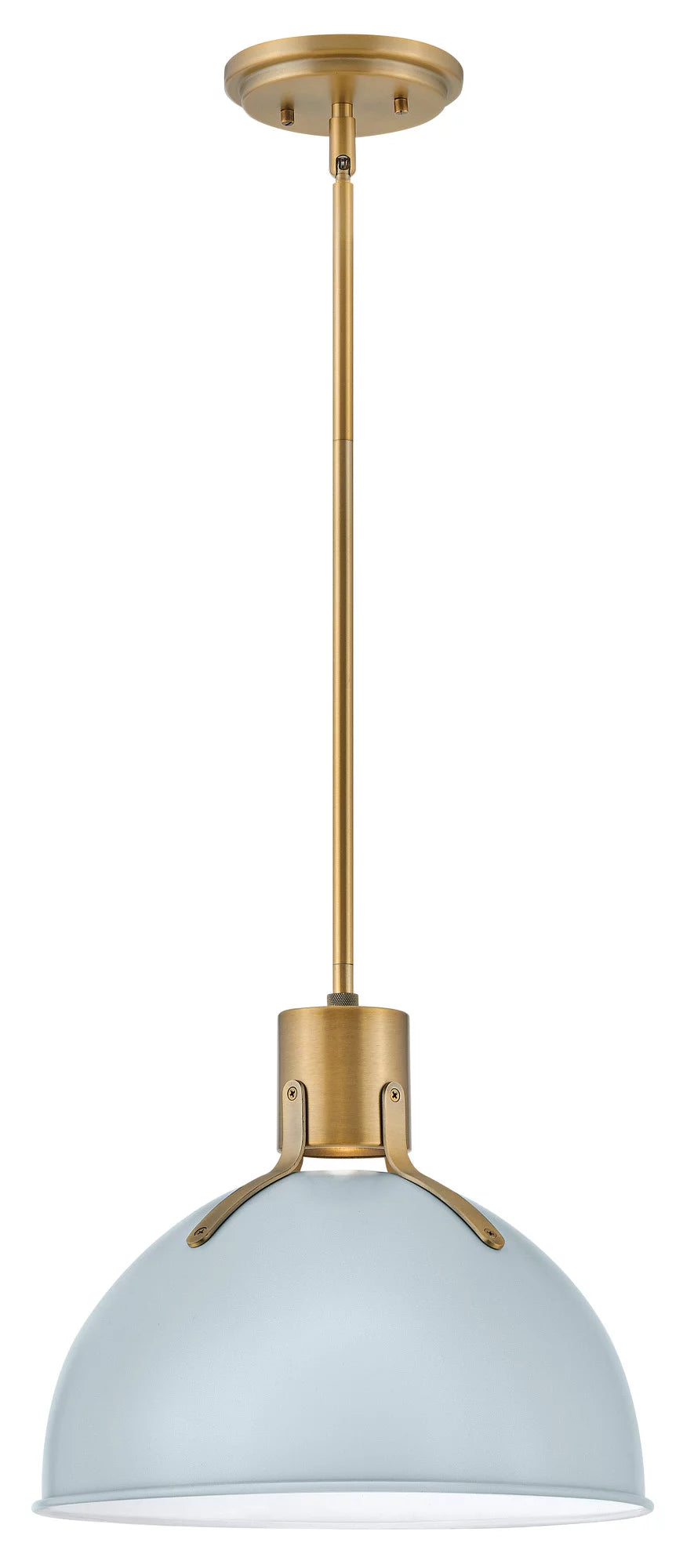 14 Inch 6.5W 1 LED Small Pendant Satin Black Finish M86344