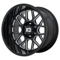 Gloss Black Milled 20x9 8x170 0mm Wheel R450