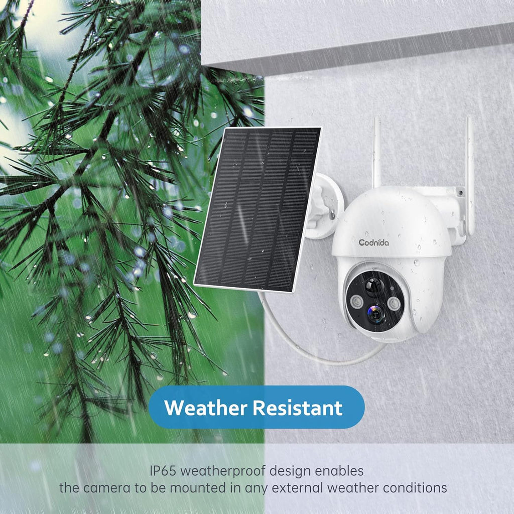 Wireless Outdoor Security Camera with Night Vision and 2-Way Audio L676
